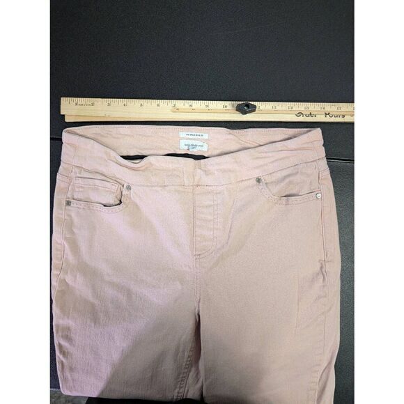 Westbound The High Rise Fit Baby Pink Capri Women's 10 - Picture 6 of 8